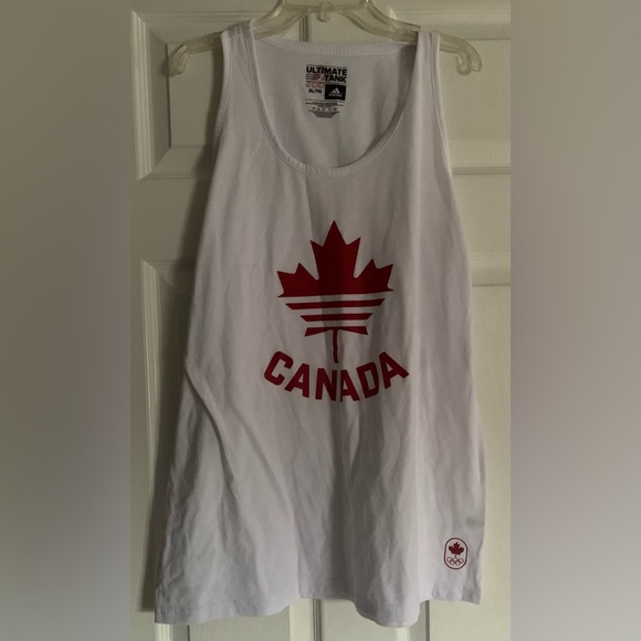 New with Tags Canada white Tank Top Adidas size XL - Picture 1 of 1